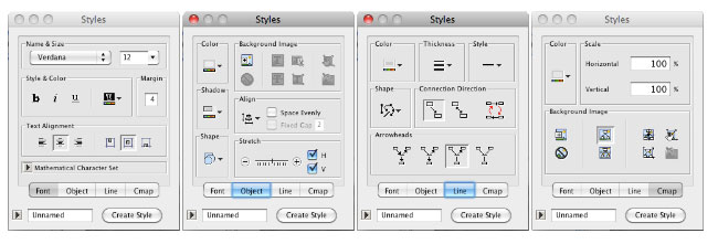 Cmaptools style palette